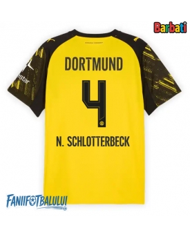Borussia Dortmund Nico Schlotterbeck #4 Tricou Fotbal Replică 2025-26 Barbati Acasa